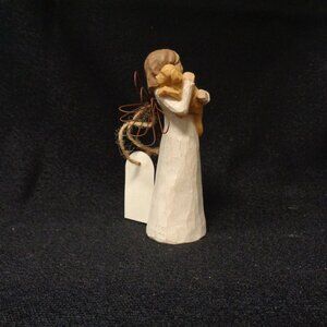 Angel of Friendship  puppy  Willow Tree Susan Lordi NIB Retired 1999 Demdaco